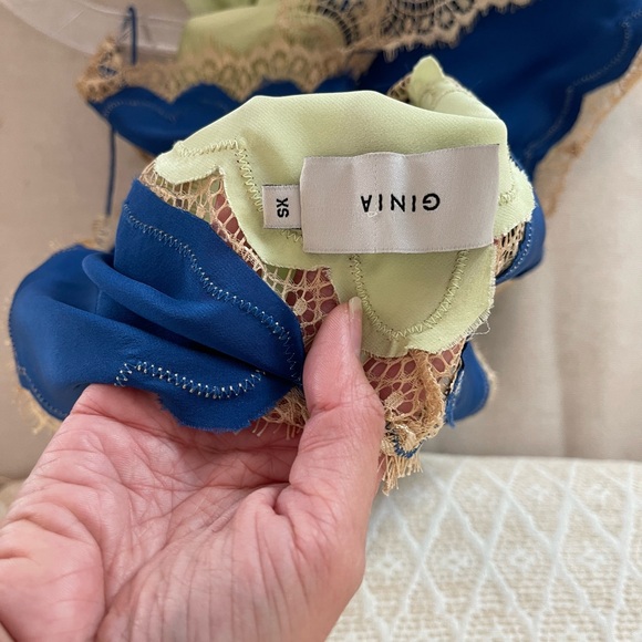 GINIA XS COLOR BLOCK SLIP DRESS - Picture 12 of 12